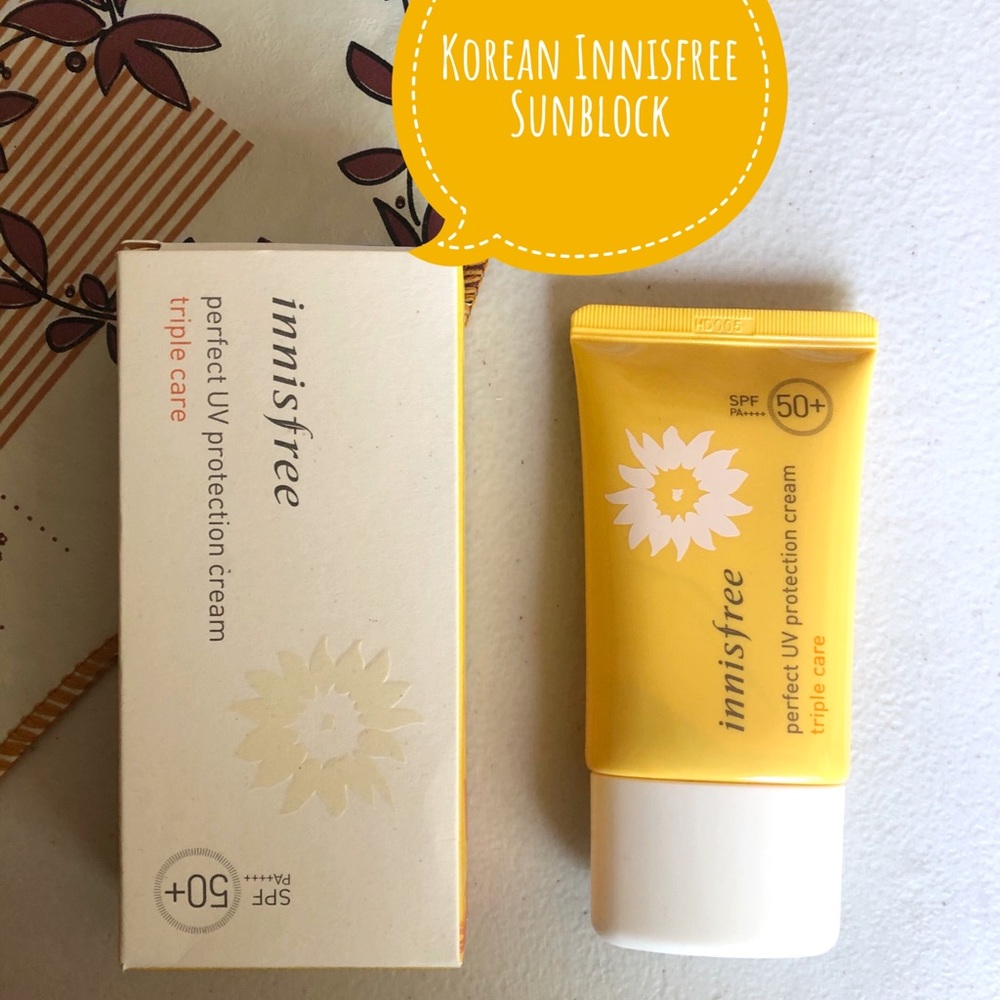 Korean Innisfree Sunblock ( Well-known brand)